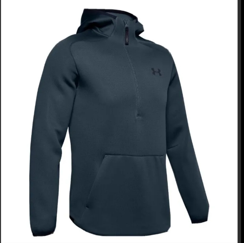 Under Armour Mens UA MOVE ½ Zip Hoodie Black Small NWT